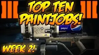 Black Ops 3: TOP 10 PAINTJOBS! (Week 2)