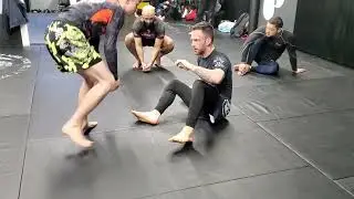 Seated Guard Wrestling Up | Knee Drag to Back Attack | 3 Options