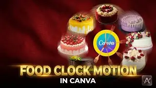 Food Clock Motion Graphics in Canva | Creative Animation Tips