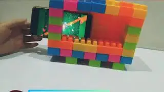 how to make phone stand with blocks easy for kids/for online classes