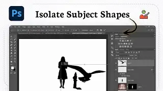 How to make a silhouette in Photoshop (Clipping Mask)
