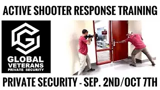 CQB- Active Shooter Response Training for Private Security on Sep. 2nd and Oct 7th in San Diego