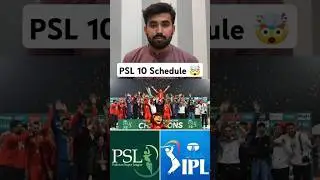 PSL 10 Schedule 🤯#iplvspsl #psl #psl2025 #psl10 #pslshorts #indvspak #cricket #cricketlover #shorts