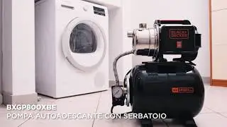 BLACK+DECKER - BXGP800XBE - POMPA AUTOADESCANTE CON SERBATOIO