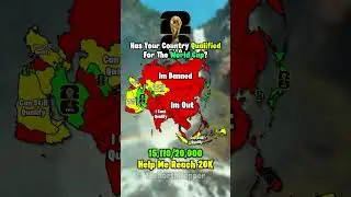 Has Your Country Qualified For The World Cup? #europe #mapper #mapping #map #viral #edit #flag