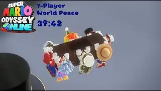 Super Mario Odyssey Online - 7-Player World Peace(39:42)(World Record)
