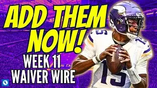 MUST ADD Week 11 Waiver Wire Pickups (QB, RB, WR, TE) I 2023 Fantasy Football