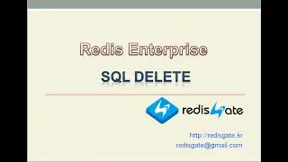 Redis SQL delete