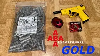 ABA Gro&szlig;feuerwerksbombette GOLD | 15mm ABA Vogelschreck | KAT. F4 Leuchtspur Gold