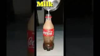 Coca-Cola VS Milk Amazing Experiments||Easy Experiment to do at Home#shorts#experiments#magictricks