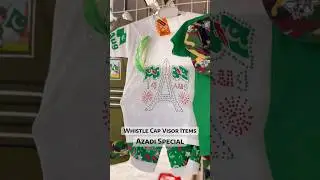 Azadi Clothes With Specs , Caps And Whistles Now In Stock 💚🤍 #azadi #independenceday #readymade