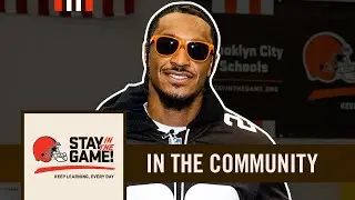 Grant Delpit Back to School with Brooklyn Elementary  | Cleveland Browns