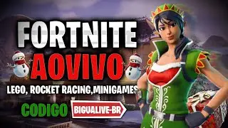 👌VEM COM BIGUA E VAMO DE LIVE  FORTNITE | 🔥BIGUALIVE-BR🔥