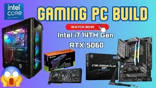 #New gaming pc build || #i7 14th gen pc build 🖥 ||  #rtx5060ti !! #Review 😱