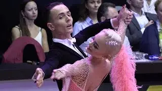 German Pugachev - Ariadna Tishova RUS, Slow Foxtrot | WDSF European Championship Youth Standard