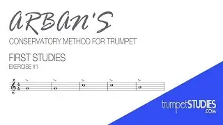 Arban's Trumpet Method, First Studies, Ex 01