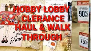 HOBBY LOBBY CLEARANCE HAUL 90% & 75% OFF 🙉 & WALK THROUGH 2022 round 1