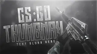 FREE CS:GO Thumbnail Template