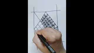 41/50 Doodle pattern 💫 Zentangle Daily pattern#art #artactivity #doodle