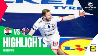Getting the best out of them 😤 | Croatia vs. Iceland | Highlights | Men's EHF EURO 2024