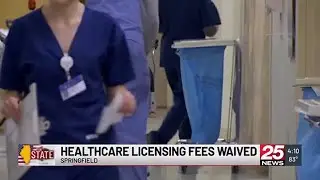 Illinois law waives license fees for healthcare professionals to work as volunteers