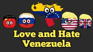 Countries that Love and Hate Venezuela 🇻🇪 - Countryballs 