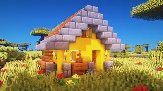 Minecraft: How To Build A Small Concrete Survival House | Tutorial