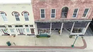 Downtown Georgetown KY - from the air