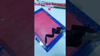 pink mini canvas painting💕💕  #shorts #ytshorts #subscribe #trending