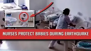 Heroic Nurses Save Babies Amid China's Deadly Earthquake | Watch the Incredible Rescue