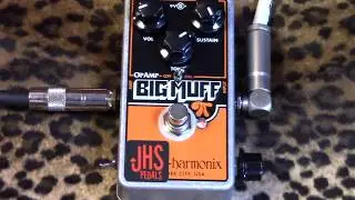 JHS Mod Shop PUMPKIN PATCH treatment to the Electro-Harmonix OPAmp Big Muff Fuzz Reissue