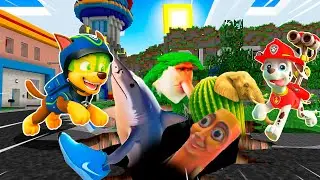 LA PAW PATROL RESCATA A LOS ITALIAN BRAINROT EN MINECRAFT 😱
