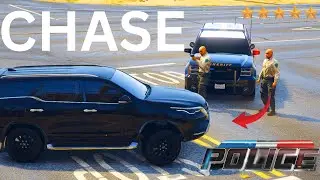 GTA 5 Epic Police Chase Compilation | Wanted Level 5 Stars #gaming #viral #gta