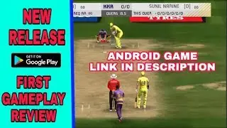 NEW CRICKET GAME 2018 ANDROID KKR CRICKET 2018 ICC PRO CRICKET 2018 (GAMEPLAY) || TECH WIDFRNDZ