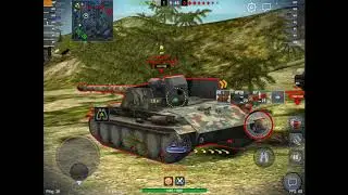 WoT Blitz Game Play - AMX M4 49 and Chrysler K platoon