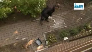Knauf Renostone: een nieuw terras na slechts enkele uren werk!