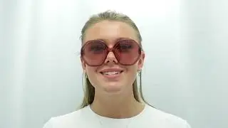 Woman model wearing Chloe CH0008S Esther 003 Sunglasses