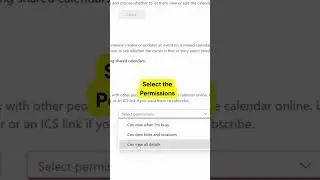 Предоставить доступ к календарю в Microsoft Outlook