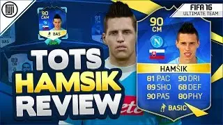 TOTS (90) HAMSIK PLAYER REVIEW! - FIFA 16 Ultimate Team