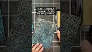 Inky fingers for this technique ✌🏻