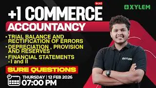Plus One Commerce Model Exam - Accountancy | Sure Questions | Xylem Plus One Commerce