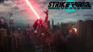 Godzilla X Kong vs MechaGodzilla with Strike Force Heroes 2 Music!