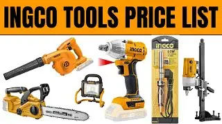 INGCO Tools Price List 2024 | Cordless Drill, Battery Sprayer, Screwdriver, Blower, Wrench, ChainSaw