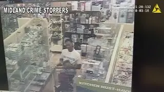 Midland Police seek suspect in TJ Maxx theft case