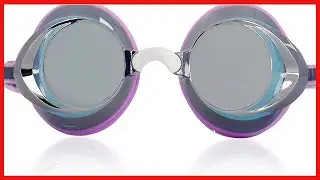 Speedo Women's Swim Goggles Mirrored Vanquisher 2.0, Archroma/Cobalt/Silver