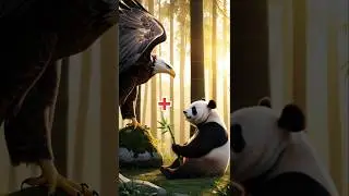 Eagle and Panda 🤯🧬 #short#hybrids #shorts #hybrid #trending #ytshorts #viralshorts #viral