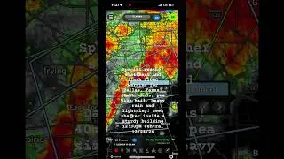 Dallas,Texas Specialweather statementand flash flood warning! 12/24/24 12:30pm central #wx #weather