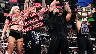 NEW JUDGEMENT DAY 5 MAN ENTRANCE IN WWE 2K25!