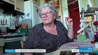 Reportage France 3 - La colocation entre générations, solution de logement étudiant