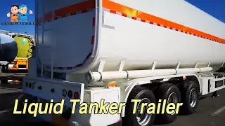Petroleum Liquid Tanker Trailer Truck 70000 Liters 3 Axles For Fuel Transport